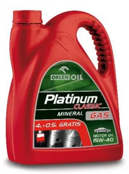 ORLEN PLATINUM CLASSIC MINERAL GAS 15W40 4.5L 