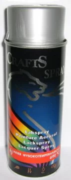 CRAFTS SPRAY LAKIER ŻAROODPORNY SREBRNY